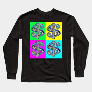 Dollar Pop Art 22 Long Sleeve T-Shirt